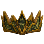 (CODE= 5w8 ) Wealthy 24k Golden Camo Gem Crown