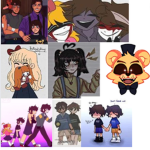 FNaF Foxy, Roxy, and Bonnie