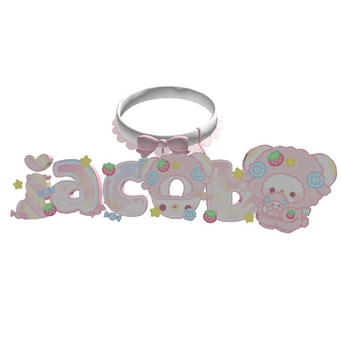 ♡ : jacob fluffy bear pink 3.0 ৎ