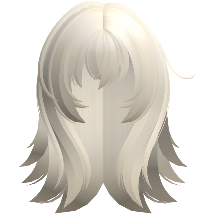 aoi mukou fluffy messy anime hair blonde