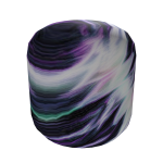 Neon Purple Painted Head