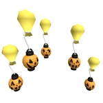 Jack-O-Lanterns Floating