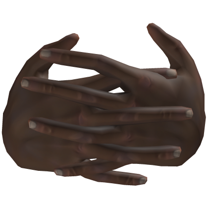 Hands Covering Face Black