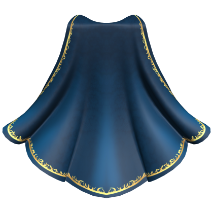 1.0 Royal Ascend Cape - navy blue/gold Roblox item