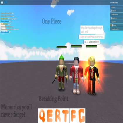 One Piece Breaking Point Roblox decal