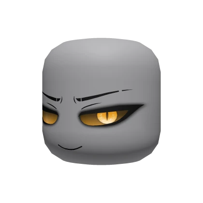 Gold Glowing Demon Following Eyes … - Dynamic Head Roblox item thumbnail