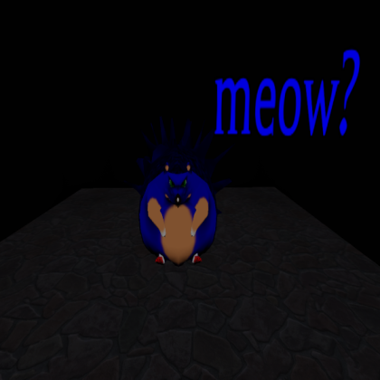 Thick Sonic saying meow Roblox decal
