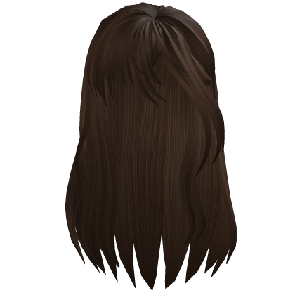 Elegant Long Layered Hair - Brown Roblox item
