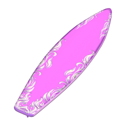 Rideable Pink Flame Surfboard Roblox item