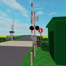 Israel railroad crossing  icon