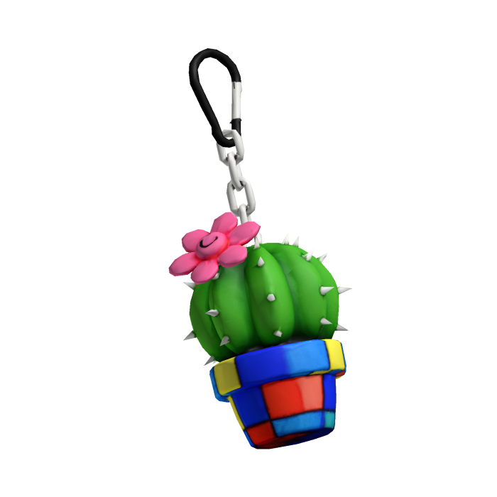 Cactus Pot Keychain