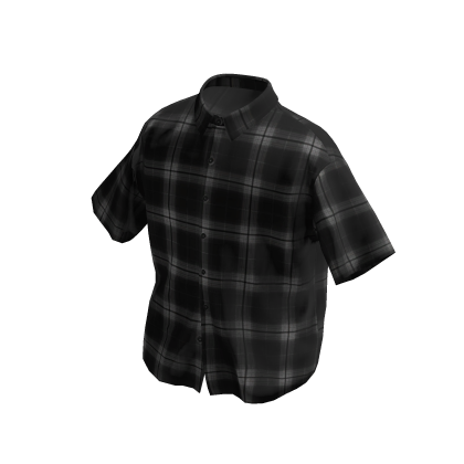 Oversize Plaid Button Up Shirt thumbnail