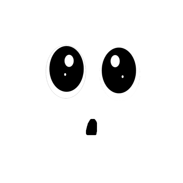 Cute surprised face Roblox decal