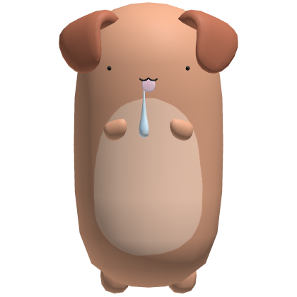  ♡ ꒰ brown holdable chubby bean dog ꒱ ♡