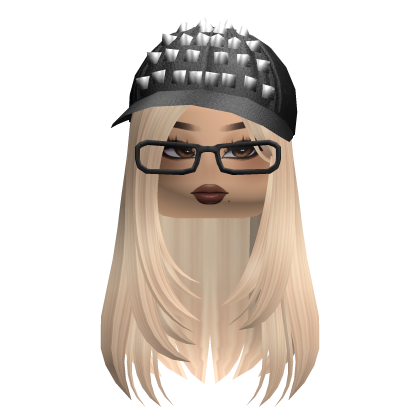 Y2K Cool Girl Layered Hair w/ Studded Cap & Makeup