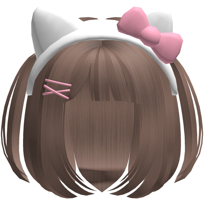 Ribbon Cat Ear Bob Hair 🎀