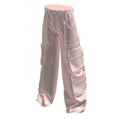 Peach Cargo Pants