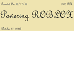 Powering ROBLOX