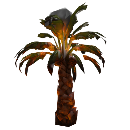 Burned Palm Oil Tree