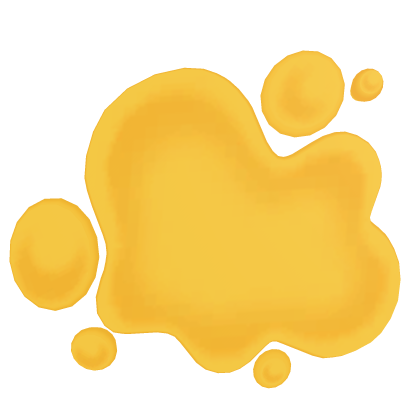Glowing yellow slime / honey puddle