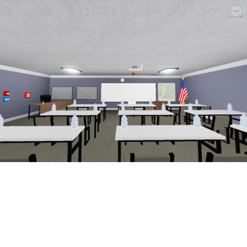 School with fire alarms