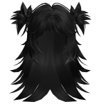 Punk Princess Hair (Black)