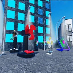 FANS, HOUSE AND BUILDING icon