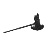 Dark Obsidian Iron Blade