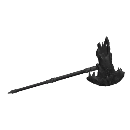 Dark Obsidian Iron Blade