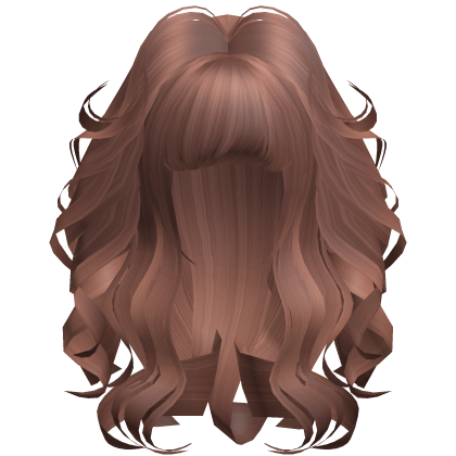 Curly Fluffy Gyaru Ponytail (Rose) Roblox item