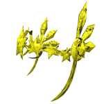 Yellow Sparkly Star Cyber Sigil Helm