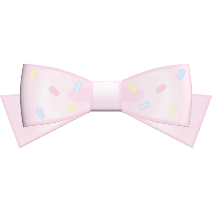 ♡︎ : so sweet pink sprinkle bow Roblox item
