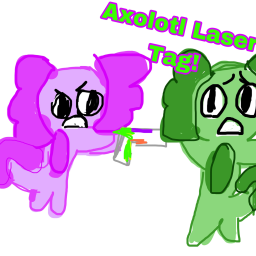 Axolotl Laser Tag!