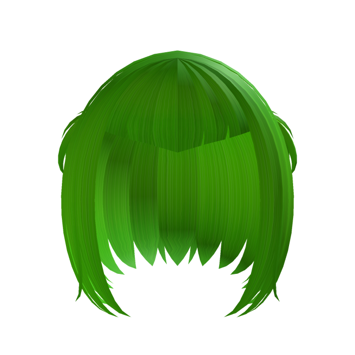 Neon Green gothic vampire short bob with pigtails