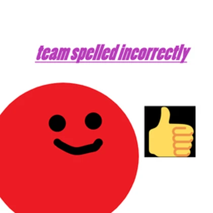 team spelled incorrectly Roblox group icon