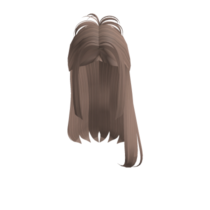 Milktea Brown Y2k Halfup Swoop Ponytail Roblox item