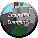 Chapter 4+ Complete! Roblox badge thumbnail