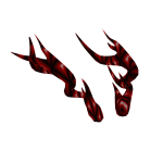 Red Gigawood Horns
