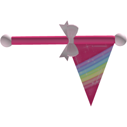 cute rainbow cheerleader korilakkuma flag 🌈