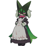 Furry Meowscarada Cute Maid Companion
