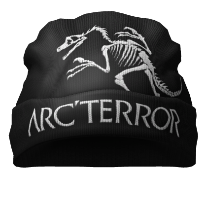 🦇Black Y2K Gorpcore Hiking Arc'terror Beanie🦇
