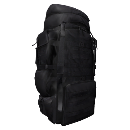 Black Trekking Backpack