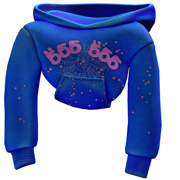 [1.0] Blue Sp5der Angel Shoulder Hoodie
