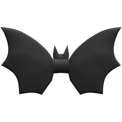 Halloween Bat Bow Tie - Black