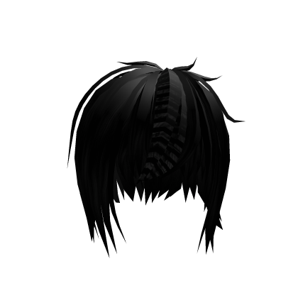 disheveled short hair black niche\moe