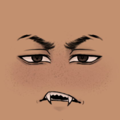 Brown eyes Roblox decal