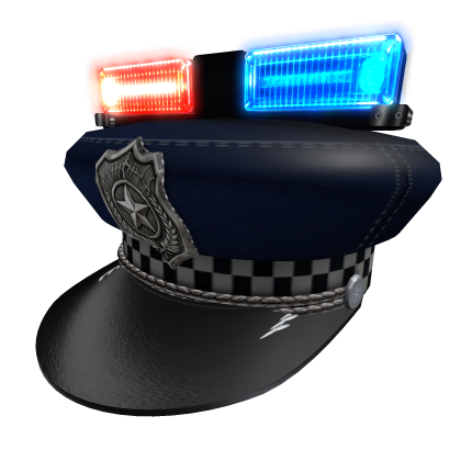 GLOWING [ANIMATED] Police Cap
