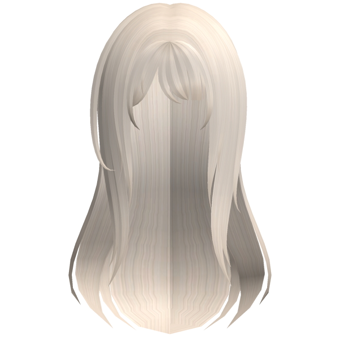 Wispy Y2K Long Emo Scene Hair in Platinum Blonde