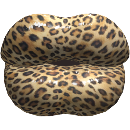 Huge Sausage Lips Leopard Baddie Big Duck Y2K Doll