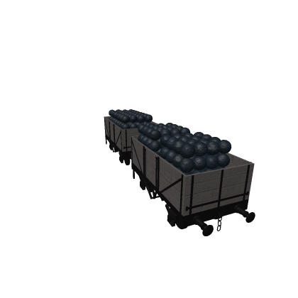 coal trucks (with actual coal)